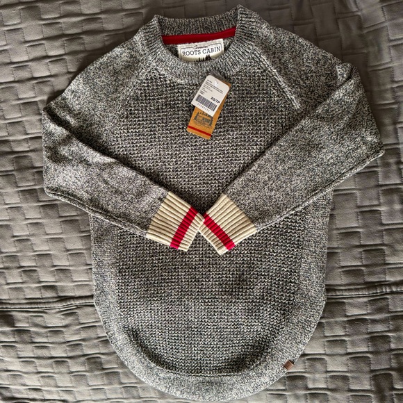 Roots Cotton Cabin Waffle Crew - Picture 1 of 4